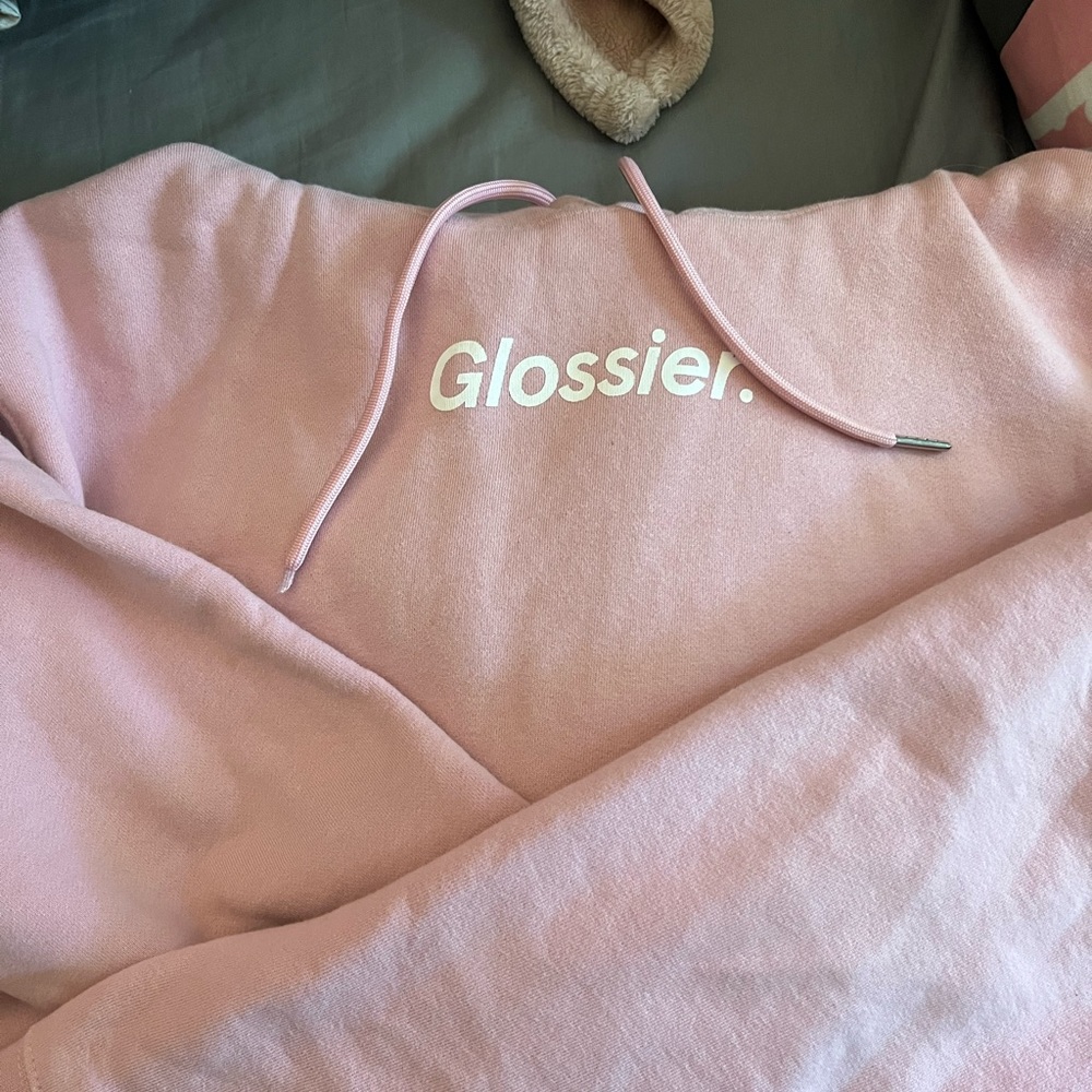 Glossier Pink Hoodie